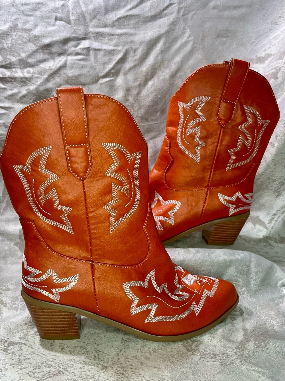 Embroidered Western Ankle Boot - Picture 3 of 10